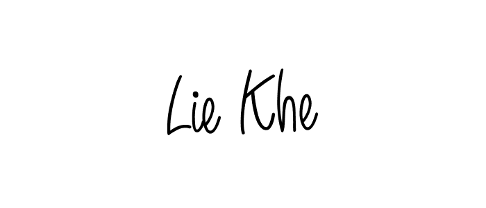Here are the top 10 professional signature styles for the name Lie Khe. These are the best autograph styles you can use for your name. Lie Khe signature style 5 images and pictures png
