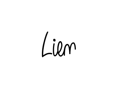 Create a beautiful signature design for name Lien. With this signature (Angelique-Rose-font-FFP) fonts, you can make a handwritten signature for free. Lien signature style 5 images and pictures png