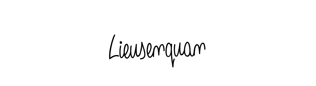 Make a short Lieusenquan signature style. Manage your documents anywhere anytime using Angelique-Rose-font-FFP. Create and add eSignatures, submit forms, share and send files easily. Lieusenquan signature style 5 images and pictures png