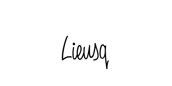 Design your own signature with our free online signature maker. With this signature software, you can create a handwritten (Angelique-Rose-font-FFP) signature for name Lieusq. Lieusq signature style 5 images and pictures png