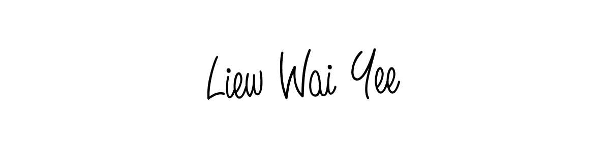 Make a short Liew Wai Yee signature style. Manage your documents anywhere anytime using Angelique-Rose-font-FFP. Create and add eSignatures, submit forms, share and send files easily. Liew Wai Yee signature style 5 images and pictures png