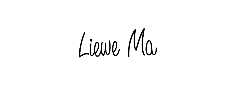 Best and Professional Signature Style for Liewe Ma. Angelique-Rose-font-FFP Best Signature Style Collection. Liewe Ma signature style 5 images and pictures png