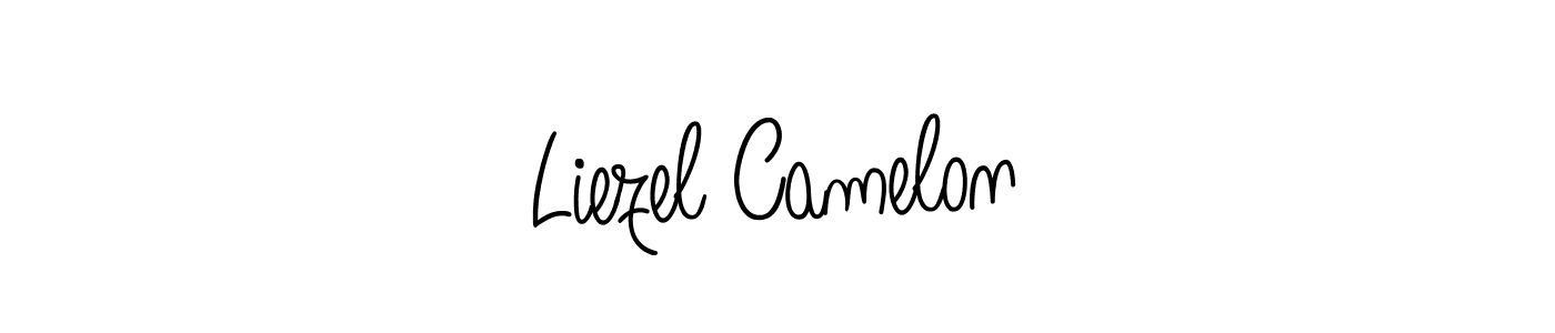 Also we have Liezel Camelon name is the best signature style. Create professional handwritten signature collection using Angelique-Rose-font-FFP autograph style. Liezel Camelon signature style 5 images and pictures png