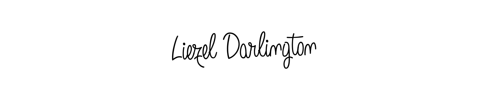 You can use this online signature creator to create a handwritten signature for the name Liezel Darlington. This is the best online autograph maker. Liezel Darlington signature style 5 images and pictures png