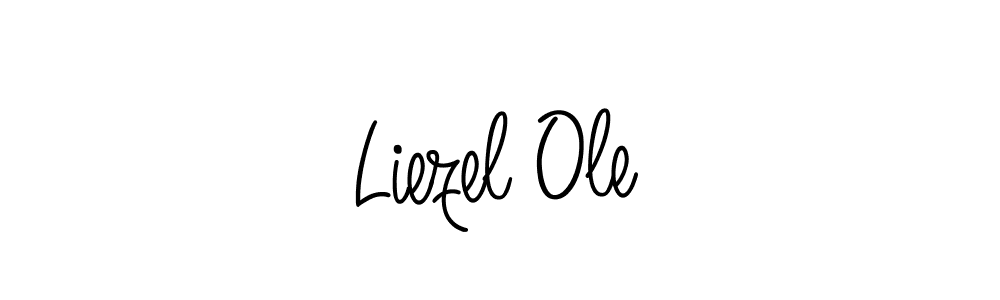 Also we have Liezel Ole name is the best signature style. Create professional handwritten signature collection using Angelique-Rose-font-FFP autograph style. Liezel Ole signature style 5 images and pictures png