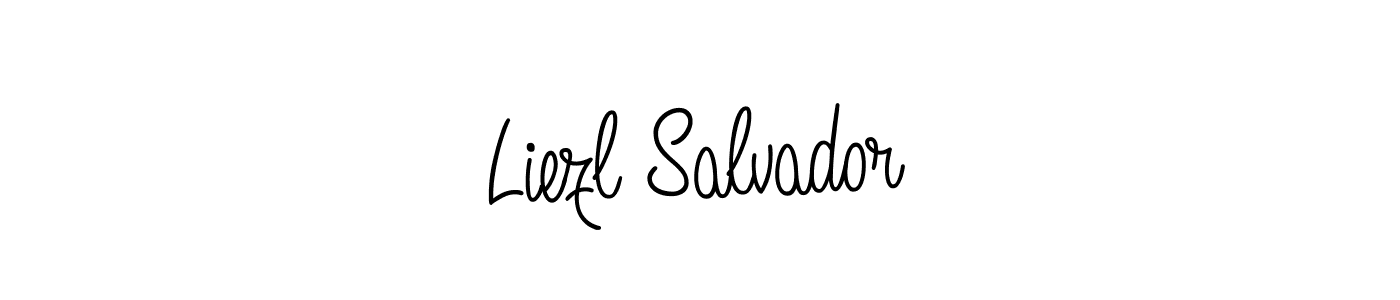 Also You can easily find your signature by using the search form. We will create Liezl Salvador name handwritten signature images for you free of cost using Angelique-Rose-font-FFP sign style. Liezl Salvador signature style 5 images and pictures png