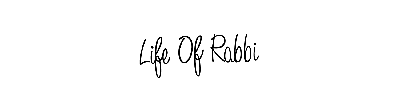 Design your own signature with our free online signature maker. With this signature software, you can create a handwritten (Angelique-Rose-font-FFP) signature for name Life Of Rabbi. Life Of Rabbi signature style 5 images and pictures png