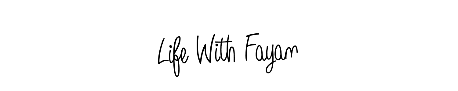 See photos of Life With Fayan official signature by Spectra . Check more albums & portfolios. Read reviews & check more about Angelique-Rose-font-FFP font. Life With Fayan signature style 5 images and pictures png