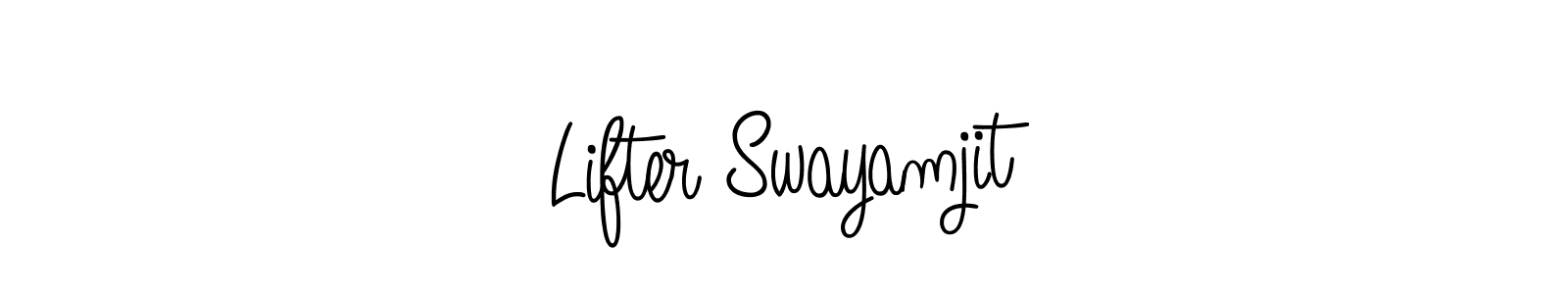 Here are the top 10 professional signature styles for the name Lifter Swayamjit. These are the best autograph styles you can use for your name. Lifter Swayamjit signature style 5 images and pictures png