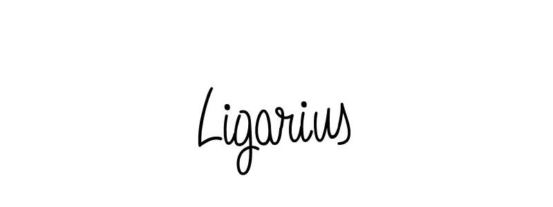 You should practise on your own different ways (Angelique-Rose-font-FFP) to write your name (Ligarius) in signature. don't let someone else do it for you. Ligarius signature style 5 images and pictures png