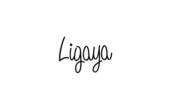 Design your own signature with our free online signature maker. With this signature software, you can create a handwritten (Angelique-Rose-font-FFP) signature for name Ligaya. Ligaya signature style 5 images and pictures png