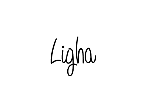 Make a beautiful signature design for name Ligha. With this signature (Angelique-Rose-font-FFP) style, you can create a handwritten signature for free. Ligha signature style 5 images and pictures png