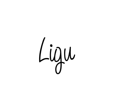 Ligu stylish signature style. Best Handwritten Sign (Angelique-Rose-font-FFP) for my name. Handwritten Signature Collection Ideas for my name Ligu. Ligu signature style 5 images and pictures png