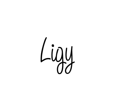 You should practise on your own different ways (Angelique-Rose-font-FFP) to write your name (Ligy) in signature. don't let someone else do it for you. Ligy signature style 5 images and pictures png