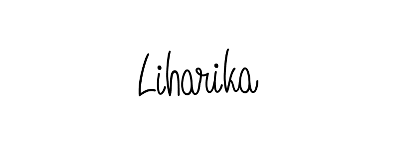 See photos of Liharika official signature by Spectra . Check more albums & portfolios. Read reviews & check more about Angelique-Rose-font-FFP font. Liharika signature style 5 images and pictures png