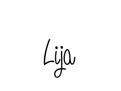 The best way (Angelique-Rose-font-FFP) to make a short signature is to pick only two or three words in your name. The name Lija include a total of six letters. For converting this name. Lija signature style 5 images and pictures png