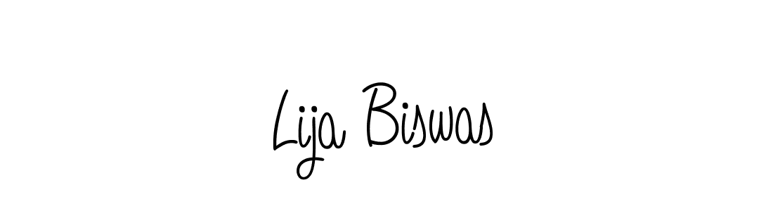 Here are the top 10 professional signature styles for the name Lija Biswas. These are the best autograph styles you can use for your name. Lija Biswas signature style 5 images and pictures png