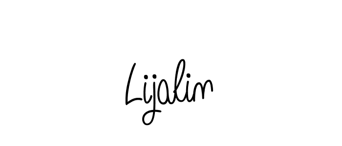 Once you've used our free online signature maker to create your best signature Angelique-Rose-font-FFP style, it's time to enjoy all of the benefits that Lijalin name signing documents. Lijalin signature style 5 images and pictures png