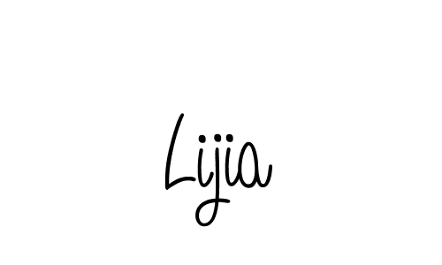 if you are searching for the best signature style for your name Lijia. so please give up your signature search. here we have designed multiple signature styles  using Angelique-Rose-font-FFP. Lijia signature style 5 images and pictures png