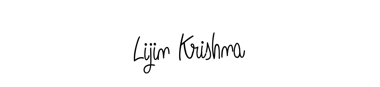It looks lik you need a new signature style for name Lijin Krishna. Design unique handwritten (Angelique-Rose-font-FFP) signature with our free signature maker in just a few clicks. Lijin Krishna signature style 5 images and pictures png