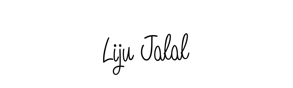 Angelique-Rose-font-FFP is a professional signature style that is perfect for those who want to add a touch of class to their signature. It is also a great choice for those who want to make their signature more unique. Get Liju Jalal name to fancy signature for free. Liju Jalal signature style 5 images and pictures png