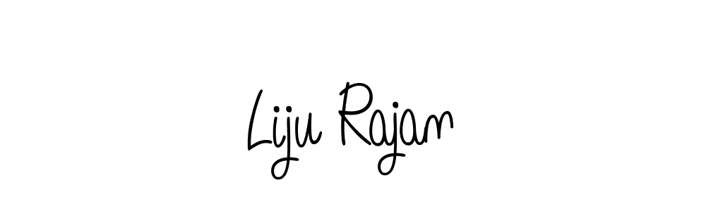 Also we have Liju Rajan name is the best signature style. Create professional handwritten signature collection using Angelique-Rose-font-FFP autograph style. Liju Rajan signature style 5 images and pictures png