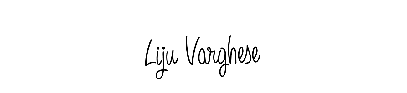 It looks lik you need a new signature style for name Liju Varghese. Design unique handwritten (Angelique-Rose-font-FFP) signature with our free signature maker in just a few clicks. Liju Varghese signature style 5 images and pictures png