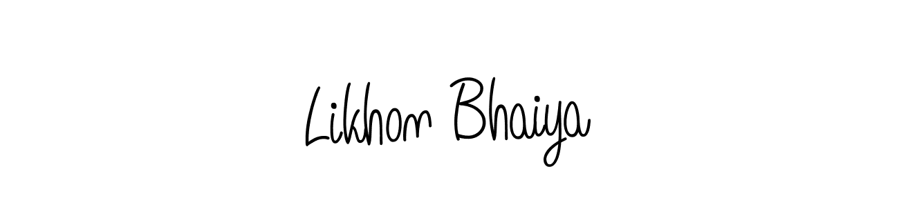 Similarly Angelique-Rose-font-FFP is the best handwritten signature design. Signature creator online .You can use it as an online autograph creator for name Likhon Bhaiya. Likhon Bhaiya signature style 5 images and pictures png