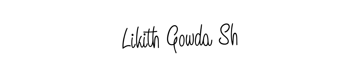 How to make Likith Gowda Sh signature? Angelique-Rose-font-FFP is a professional autograph style. Create handwritten signature for Likith Gowda Sh name. Likith Gowda Sh signature style 5 images and pictures png