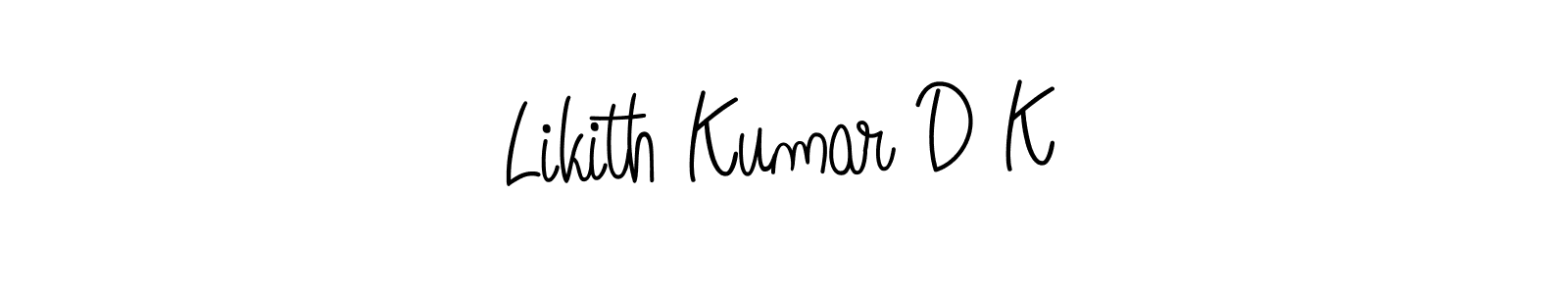 Also You can easily find your signature by using the search form. We will create Likith Kumar D K name handwritten signature images for you free of cost using Angelique-Rose-font-FFP sign style. Likith Kumar D K signature style 5 images and pictures png