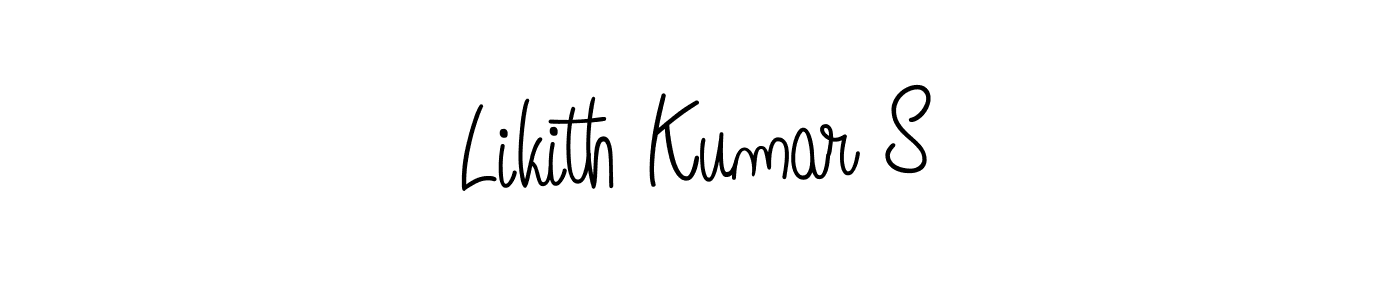 Best and Professional Signature Style for Likith Kumar S. Angelique-Rose-font-FFP Best Signature Style Collection. Likith Kumar S signature style 5 images and pictures png