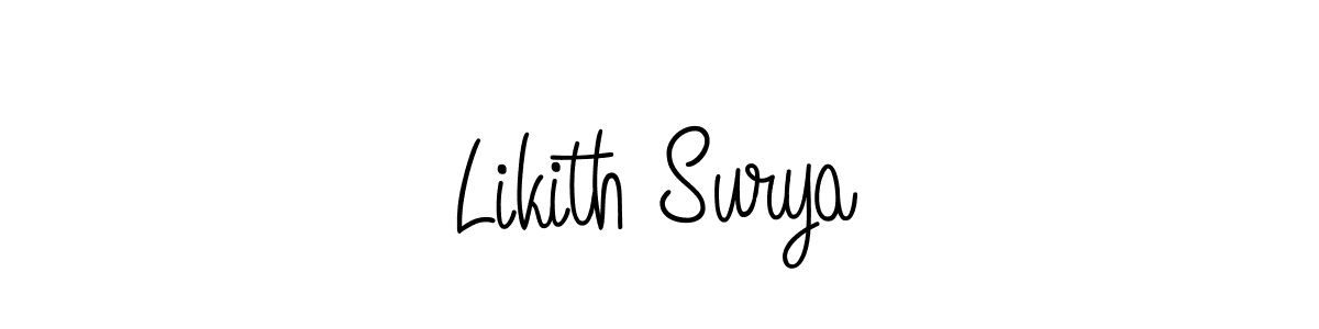 Make a beautiful signature design for name Likith Surya. Use this online signature maker to create a handwritten signature for free. Likith Surya signature style 5 images and pictures png