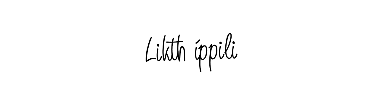 How to make Likth íppili signature? Angelique-Rose-font-FFP is a professional autograph style. Create handwritten signature for Likth íppili name. Likth íppili signature style 5 images and pictures png