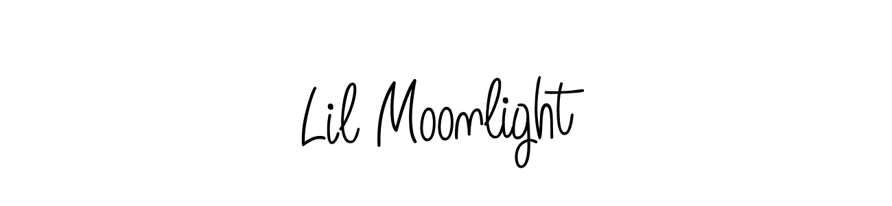 Check out images of Autograph of Lil Moonlight name. Actor Lil Moonlight Signature Style. Angelique-Rose-font-FFP is a professional sign style online. Lil Moonlight signature style 5 images and pictures png