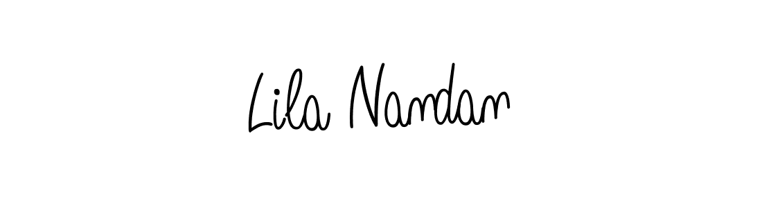 Create a beautiful signature design for name Lila Nandan. With this signature (Angelique-Rose-font-FFP) fonts, you can make a handwritten signature for free. Lila Nandan signature style 5 images and pictures png