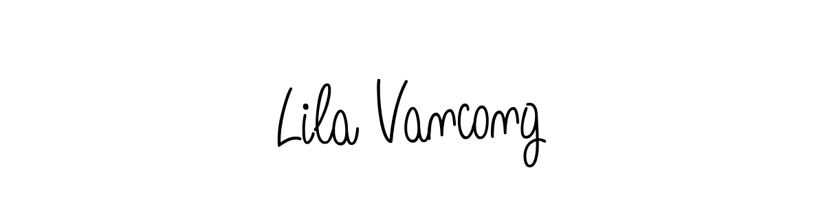 It looks lik you need a new signature style for name Lila Vancong. Design unique handwritten (Angelique-Rose-font-FFP) signature with our free signature maker in just a few clicks. Lila Vancong signature style 5 images and pictures png