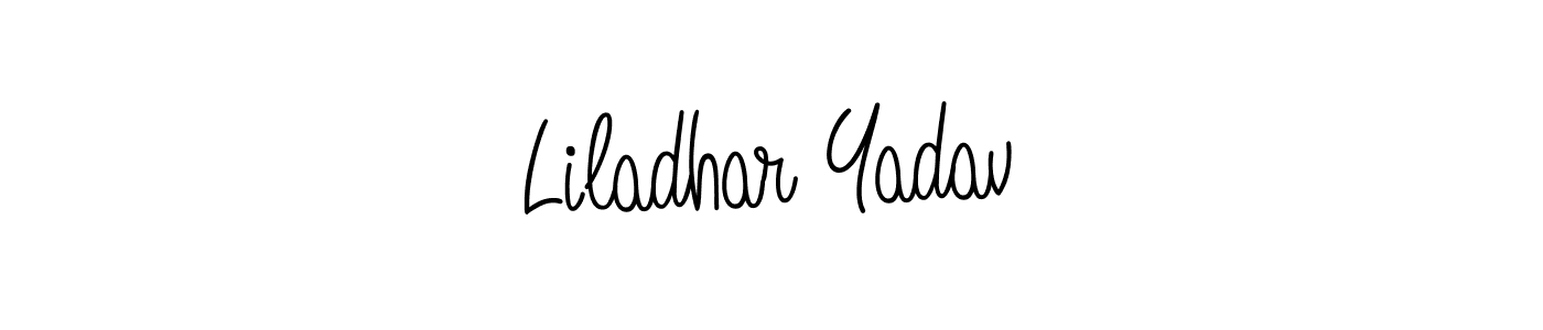 Also You can easily find your signature by using the search form. We will create Liladhar Yadav name handwritten signature images for you free of cost using Angelique-Rose-font-FFP sign style. Liladhar Yadav signature style 5 images and pictures png