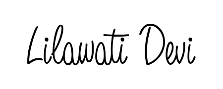 Give your name Lilawati Devi an exquisite flair with the Angelique-Rose-font-FFP script font. Ideal for contracts, resumes, and formal letterheads. Lilawati Devi signature style 5 images and pictures png