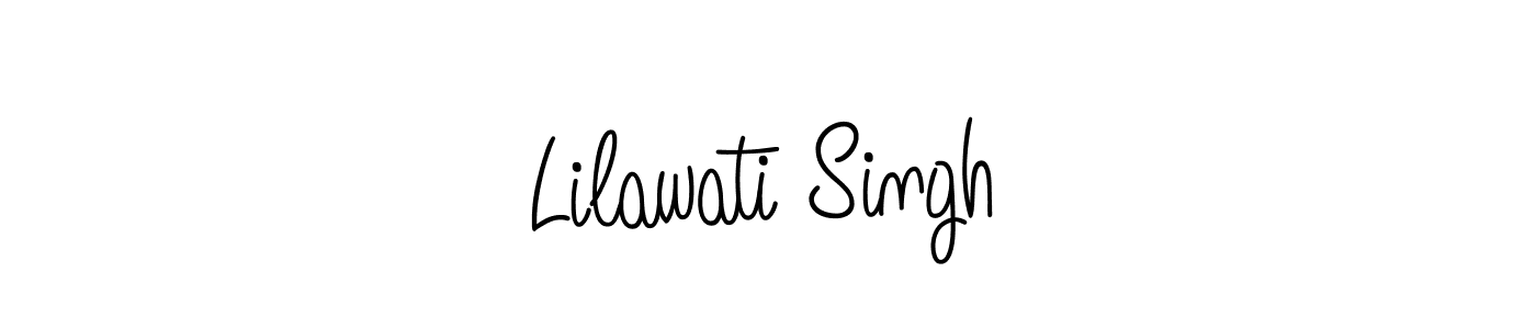 Use a signature maker to create a handwritten signature online. With this signature software, you can design (Angelique-Rose-font-FFP) your own signature for name Lilawati Singh. Lilawati Singh signature style 5 images and pictures png