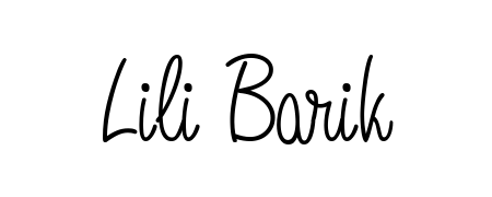 Explore multiple handwriting variations for Lili Barik including this stunning Angelique-Rose-font-FFP design. Free to use across all platforms. Lili Barik signature style 5 images and pictures png