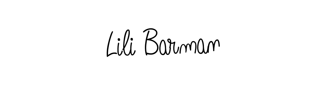 Also You can easily find your signature by using the search form. We will create Lili Barman name handwritten signature images for you free of cost using Angelique-Rose-font-FFP sign style. Lili Barman signature style 5 images and pictures png