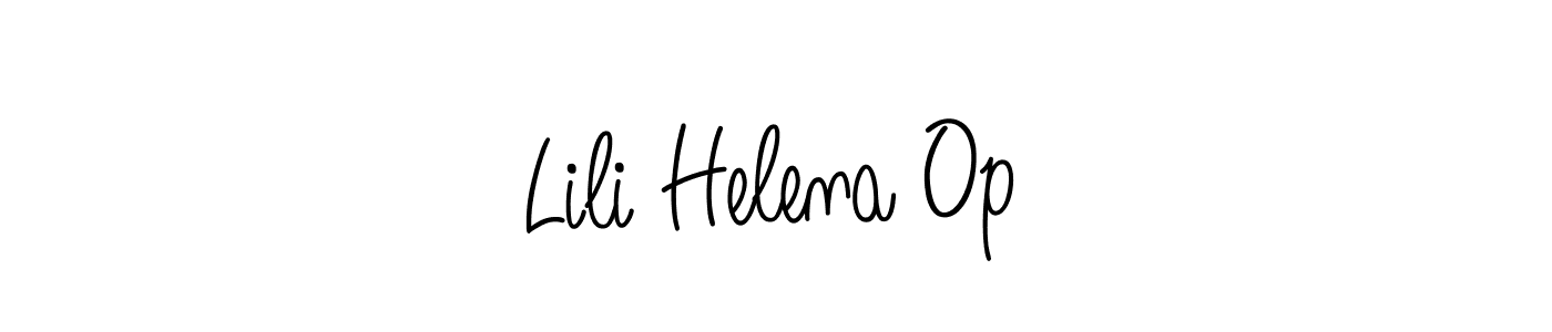 Once you've used our free online signature maker to create your best signature Angelique-Rose-font-FFP style, it's time to enjoy all of the benefits that Lili Helena Op name signing documents. Lili Helena Op signature style 5 images and pictures png