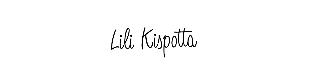 Make a beautiful signature design for name Lili Kispotta. Use this online signature maker to create a handwritten signature for free. Lili Kispotta signature style 5 images and pictures png