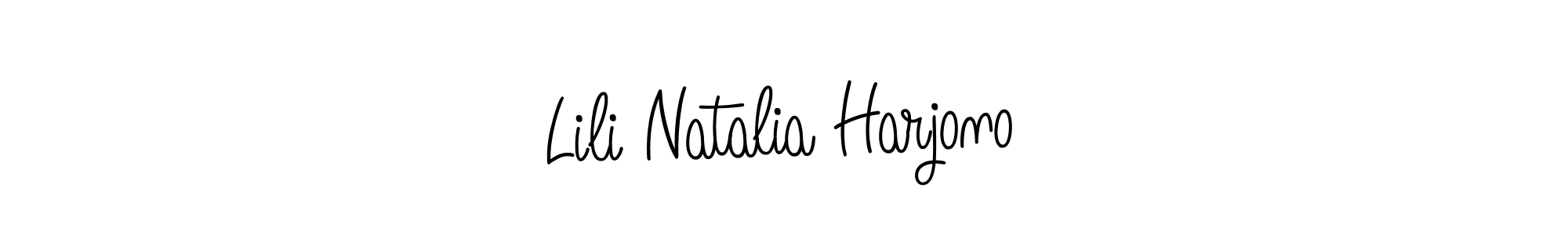 You can use this online signature creator to create a handwritten signature for the name Lili Natalia Harjono. This is the best online autograph maker. Lili Natalia Harjono signature style 5 images and pictures png