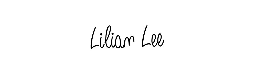 Make a beautiful signature design for name Lilian Lee. With this signature (Angelique-Rose-font-FFP) style, you can create a handwritten signature for free. Lilian Lee signature style 5 images and pictures png