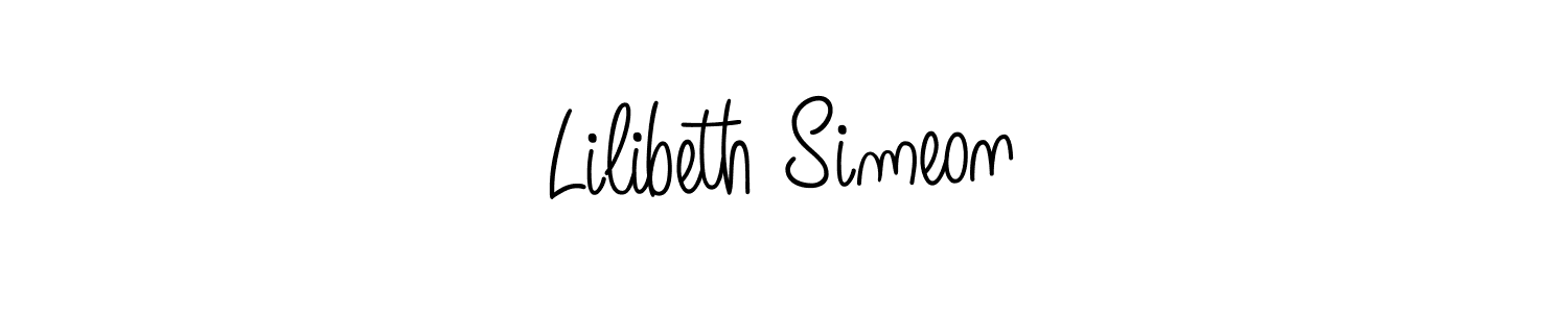 Make a short Lilibeth Simeon signature style. Manage your documents anywhere anytime using Angelique-Rose-font-FFP. Create and add eSignatures, submit forms, share and send files easily. Lilibeth Simeon signature style 5 images and pictures png
