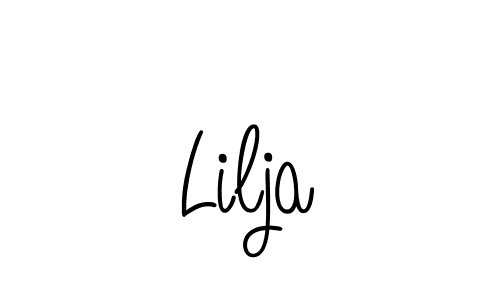 How to make Lilja signature? Angelique-Rose-font-FFP is a professional autograph style. Create handwritten signature for Lilja name. Lilja signature style 5 images and pictures png