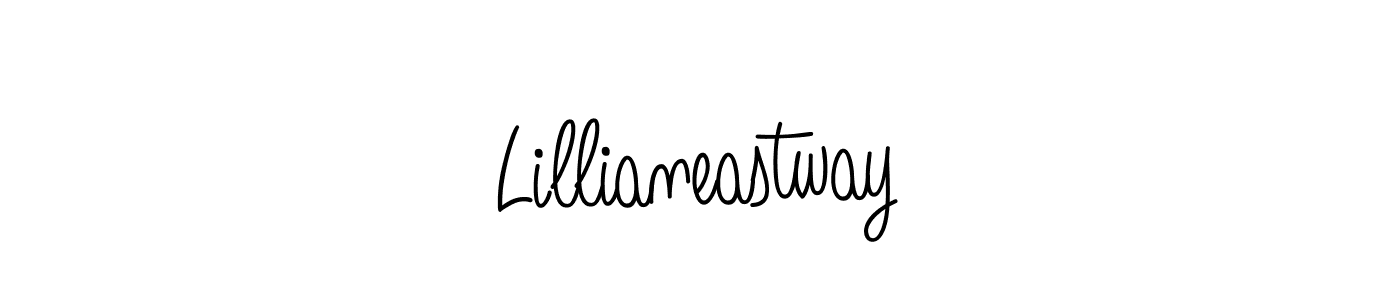 This is the best signature style for the Lillianeastway name. Also you like these signature font (Angelique-Rose-font-FFP). Mix name signature. Lillianeastway signature style 5 images and pictures png