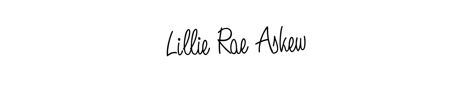 Make a short Lillie Rae Askew signature style. Manage your documents anywhere anytime using Angelique-Rose-font-FFP. Create and add eSignatures, submit forms, share and send files easily. Lillie Rae Askew signature style 5 images and pictures png