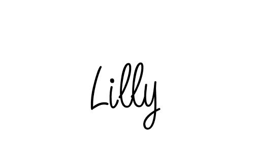 How to Draw Lilly signature style? Angelique-Rose-font-FFP is a latest design signature styles for name Lilly. Lilly signature style 5 images and pictures png